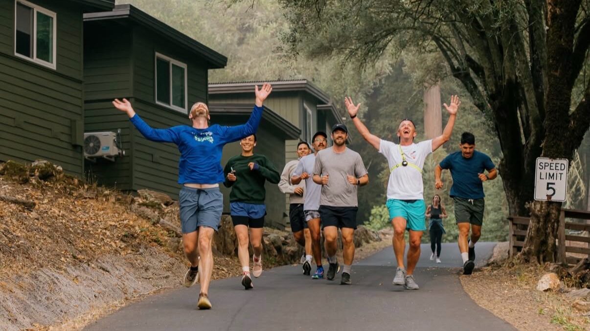 Guests enjoying a morning run down EHN main road.